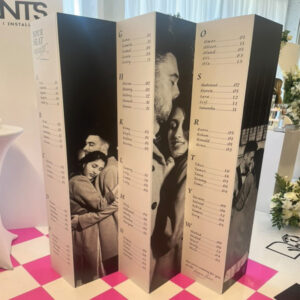 Pillar Seating Chart