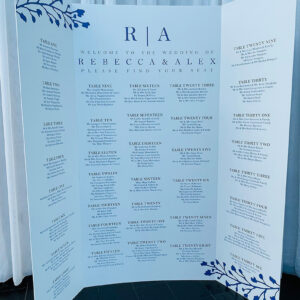 Open Book Seating Chart