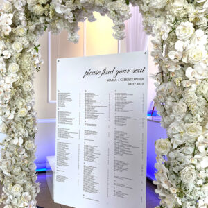 Standard Seating Chart